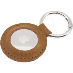 FIXED FIXWAT-C2-BRW - Funda para llavero para AirTag, marrón
