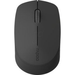 RAPOO M100 SW - Ratón (Ratón), Bluetooth/Wireless, gris oscuro