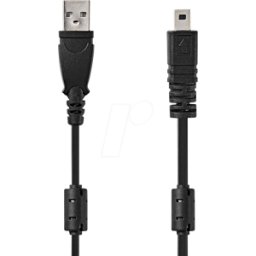 NEDIS N CCGL60810BK20 - Cable USB 2.0, conector a > conector UC-E6/, 2m, negro