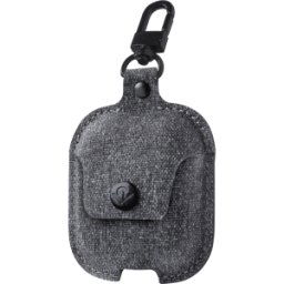TWELVE SOUTH TWELVE S 12-1916 - Funda de tela de sarga para los Apple Airpods, gris oscuro
