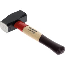 GEDORE WERKZEUG GEDO 620 E-1500 - Mazo ROTBAND-PLUS con mango de ceniza, 1500 g