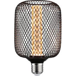 PAULMANN PLM 29083 - Lámpara LED Metálico Brillo Espiral E27, 4,2 W, 20