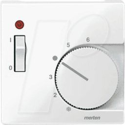 MERTEN EL SM 534819 - Sistema M, placa central, regulador de temperatura, blanco polar