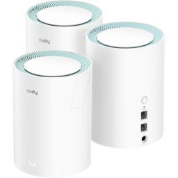 CUDY M1300-3 - Sistema de malla WLAN, 1167 Mbps, 3 dispositivos