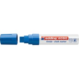 EDDING 4090BL - Marcador de tiza, 4-15 mm, azul