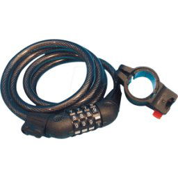 FREI BIKE 43007 - Candado de combinación de cable en espiral para bicicleta