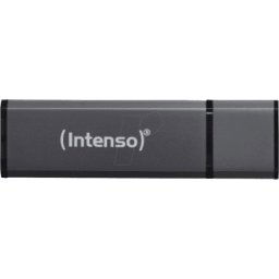 INTENSO 3521471 - Memoria USB, USB 2.0, 16 GB, Alu Line antracita