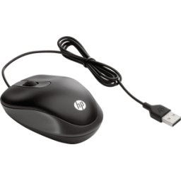 HEWLETT PACKARD HP G1K28AA - Ratón (mouse), cable, USB, negro