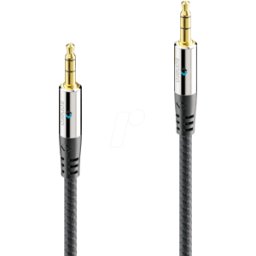 SON S-AC505-015 - SONERO 3,5 mm cable de audio nylon 1,5 m.