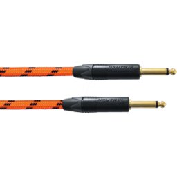 CORDIAL BLACKLIGHT 6PPO - Cable de instrumentos BLACKLIGHT PP, 6 m, naranja, 6,3 mm mono d