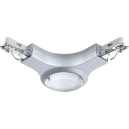 PAULMANN PLM 95485 - Conector URAIL pieza en L, iluminado, 141x141 mm, 5,3 W, cromado