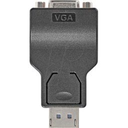 NEDIS N CCGB37935BK - Adaptador DisplayPort, conector DP 1.2 a toma VGA