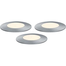 PAULMANN PLM 93949 - Lámpara de pie empotrada Plug&Shine; Mini, IP65, 3000K, 3