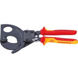 KNIPEX KN 95 36 320 - Tijera cortacables, 320 mm, para cables redondos, Ø 60,0 mm, 600