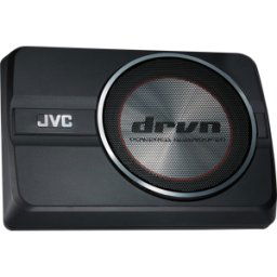 JVC CW-DRA8 - Subwoofer, carcasa de aluminio, 250 W, mando a distancia