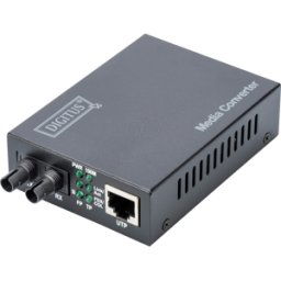 DIGITUS DN820101 - Convertidor de medios, Fast Ethernet, RJ45 / ST Duplex