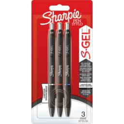 SHARPIE 2136596 - Juego de 3 rodillos de gel Sharpie S-Gel