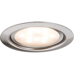 PAULMANN PLM 93553 - Luminaria empotrada Micro Line, 16 W, 305 lm, 2700 K, redonda