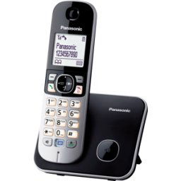 PANASONIC PAN KX-TG6811GB - Teléfono DECT, negro