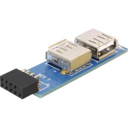 DELOCK 41820 - Conector hembra USB Pinheader a 2 puertos USB 2.0