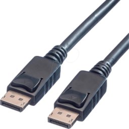 VALUE 11995763 - Cable DisplayPort 1.2, 4K 60 Hz, LSOH, 3,0 m