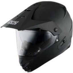 IXS Hx-207 Trail Negro Mate Con Gafas Solares Sunvisor