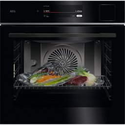 AEG Horno de vapor Serie 9000 ProAssist con SteamPro con Display CookSmart Touch+ 7,8 '', con WiFi TP9SB831AB