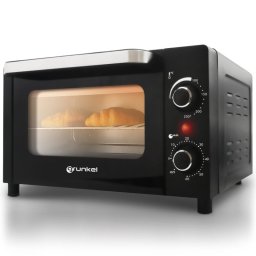 Horno Sobremesa Grunkel HR-10MINI 10L 37x31x23cm Grill Temporizador Negro