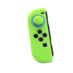 FR-TEC Funda Silicona + Grip para Joy-Con Izquierdo Verde para Nintendo Switch