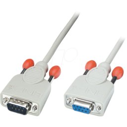 LINDY 31519 - Cable serie, SUB-D 9, conector/acoplamiento, 2,0 m