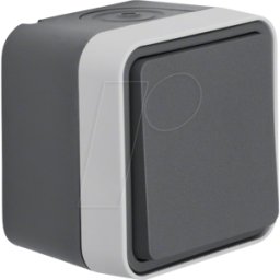 BERKER 30773505 - Interruptor transversal AP W.1 gris
