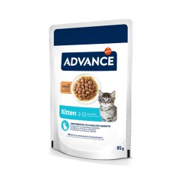 Advance Kitten con pollo comida húmeda para gatos - 12 x 85 g