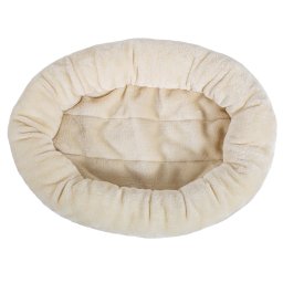 Recambios Natural Paradise - Cama oval color crema (61 x 46 x 11 cm L x An x Al)