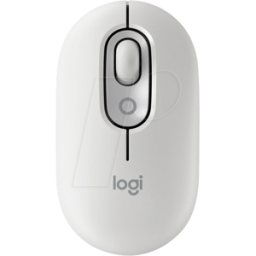 LOGITECH POPMWS - Ratón (ratón), Bluetooth, ratón POP, blanco