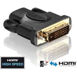 PURELINK PURE PI010 - Adaptador, DVI D macho a HDMI A hembra, serie PureInstall