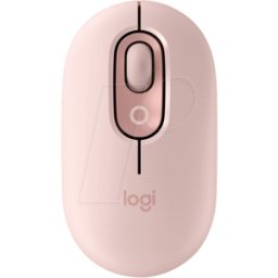 LOGITECH POPMRO - Ratón (ratón), Bluetooth, ratón POP, rosa