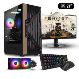 PC Racing D5 Equinox Gaming Intel Core i7-13700F/32GB/2TB SSD/RTX 5070 + Monitor 27" 2k + Combo Gaming