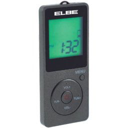 Elbe RF-95 Radio Digital AM/FM Deportiva con Podómetro y Auriculares Incluidos