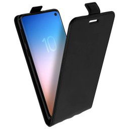 Avizar Funda Billetera con Tapa Vertical Negra para Samsung Galaxy S10e