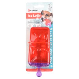 Flamingo Ice Lolly Wael Juguete-helado para perros - 15,5 x 6 x 3,5 cm (L x An x Al)