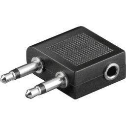 FREI NTA 165 - 2 conectores jack mono de 3,5 mm a conector hembra estéreo de 3,