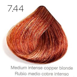 Tinte de pelo Sergilac con Keratina y Argan 7.44 Rubio medio cobre intenso 120ml