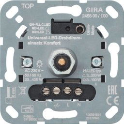 GIRA3000 LED K - Inserto de atenuación giratoria LED universal