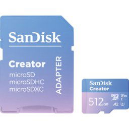 SDSQXAV512GGN6MS - SANDISK creador microSD 512GB