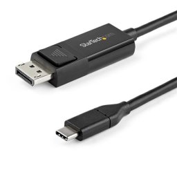 StarTech Cable USB-C a DisplayPort 1.2 Bidireccional 2m Negro
