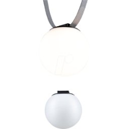 PAULMANN PLM 94616 - Bola de punto ULINE, 8 W, 840 lm, 3000 K, 150 mm, Negro