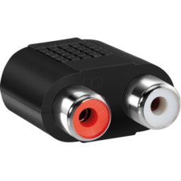 HDSUPPLY HDS LP-AA020-V2 - Conector macho jack estéreo de 3,5 mm a 2 conectores hembra RCA