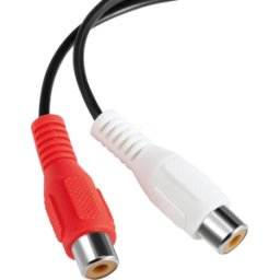 HDSUPPLY HDS LP-AA100-V2 - Conector macho RCA a 2 conectores hembra RCA