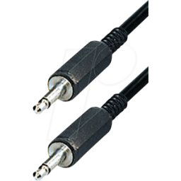 MAXTRACK MATR A74L - Cable de audio, enchufe mono jack de 3,5 mm, 3,0 m.