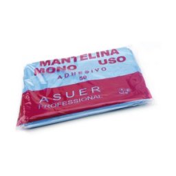 Capa de tinte desechable con cierre adhesivo - Bolsa 50 unidades